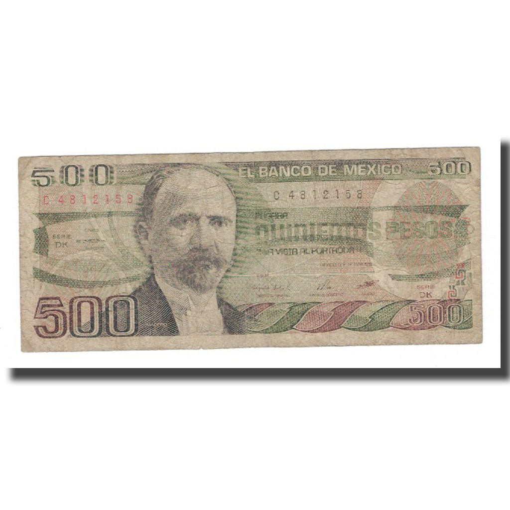 Banknot, 
  
  Meksyk, 
  
  500 peso