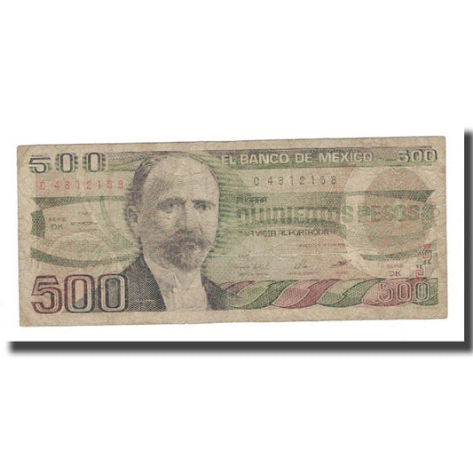 Banknot, 
  
  Meksyk, 
  
  500 peso