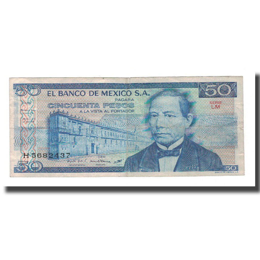 Banknot, 
  
  Meksyk, 
  
  50 peso