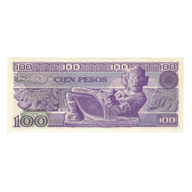 Banknot, 
  
  Meksyk, 
  
  100 peso