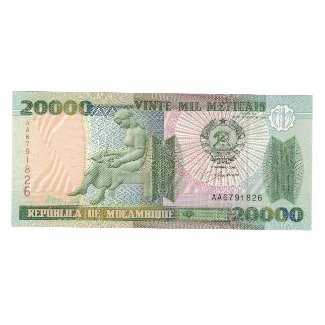 Banknot, 
  
  Mozambik, 
  
  20