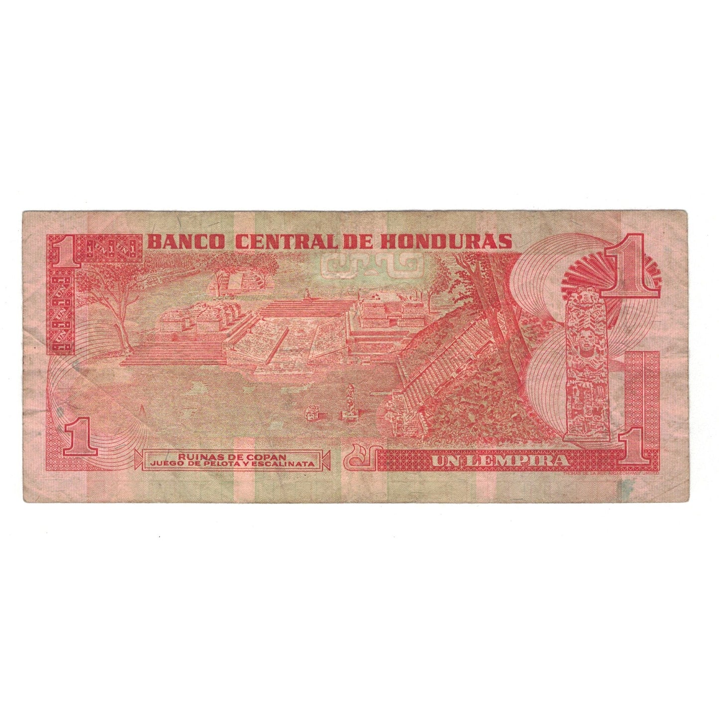 Banknot, 
  
  Honduras, 
  
  1 Lempira