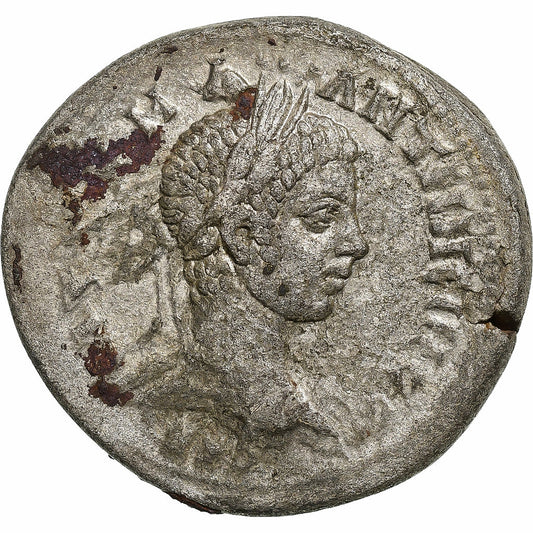 Seleukis i Pieria, 
  
  Heliogabal, 
  
  Tetradrachma