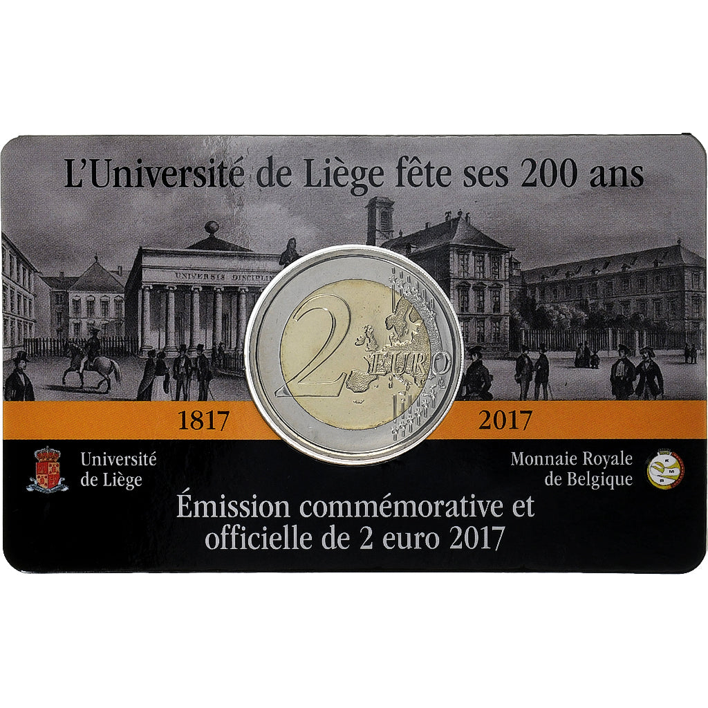 Belgia, 
  
  2 euro, 
  
  200 Jahre – Universität Lüttich