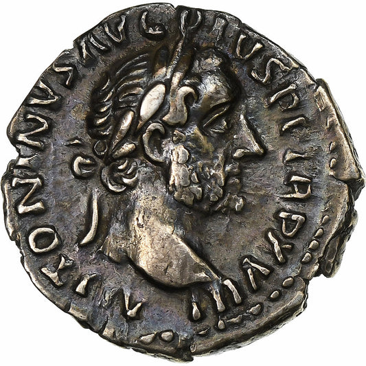 Antonin Pius, 
  
  Denar, 
  
  154-155