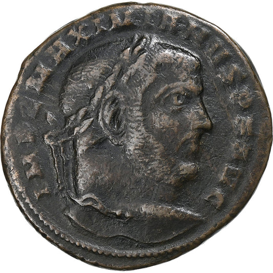 Galeriusz, 
  
  Follis, 
  
  306-307