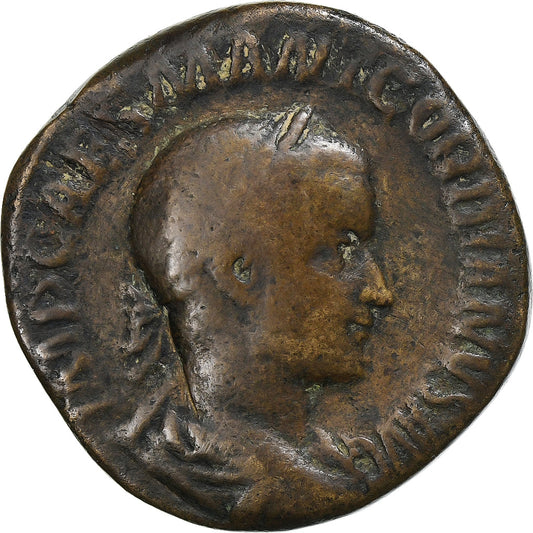 Gordian III, 
  
  Sestercjusz, 
  
  238-239