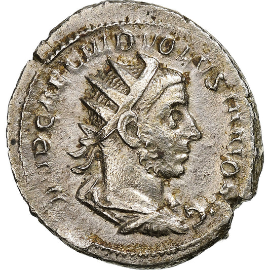 Woluzjański, 
  
  Antoninian, 
  
  253