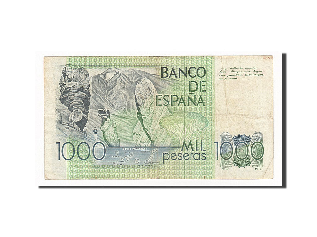 Banknot, 
  
  Hiszpania, 
  
  1000 peset