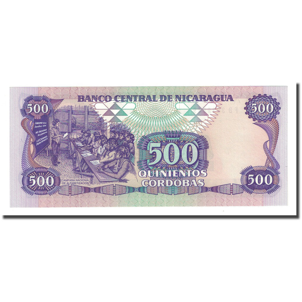 Banknot, 
  
  Nikaragua, 
  
  500 Kordoby