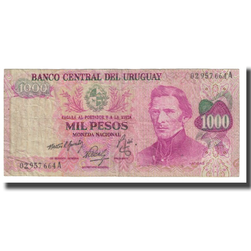 Banknot, 
  
  Urugwaj, 
  
  1000 peso