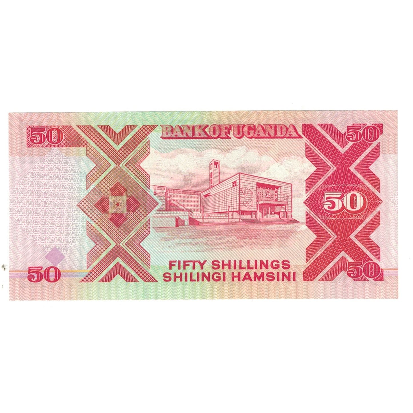 Banknot, 
  
  Uganda, 
  
  50 szylingów