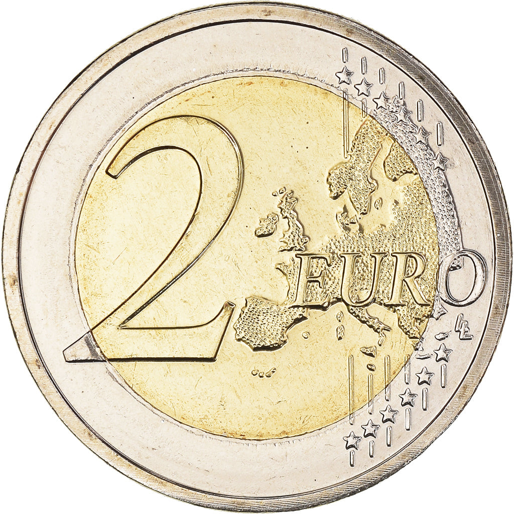 Luksemburg, 
  
  2 euro, 
  
  175. Jahrestag der Unabhängigkeit