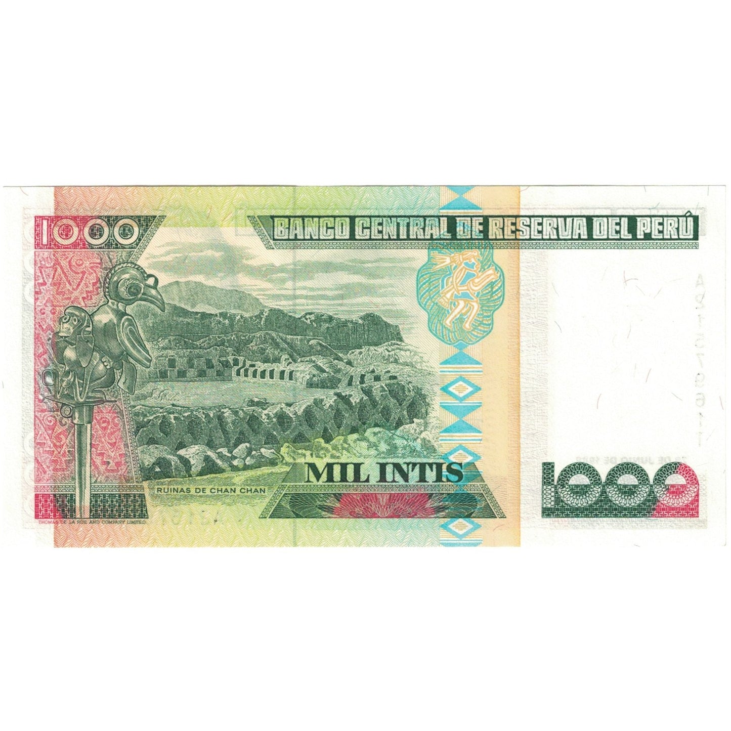 Banknot, 
  
  Peru, 
  
  1000 Int