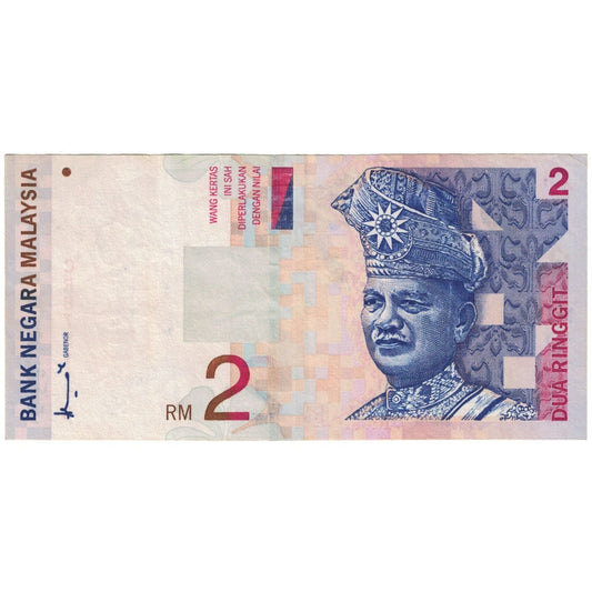 Banknot, 
  
  Malezja, 
  
  2 Ringgit