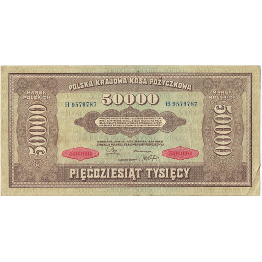 Banknot, 
  
  Polska, 
  
  50