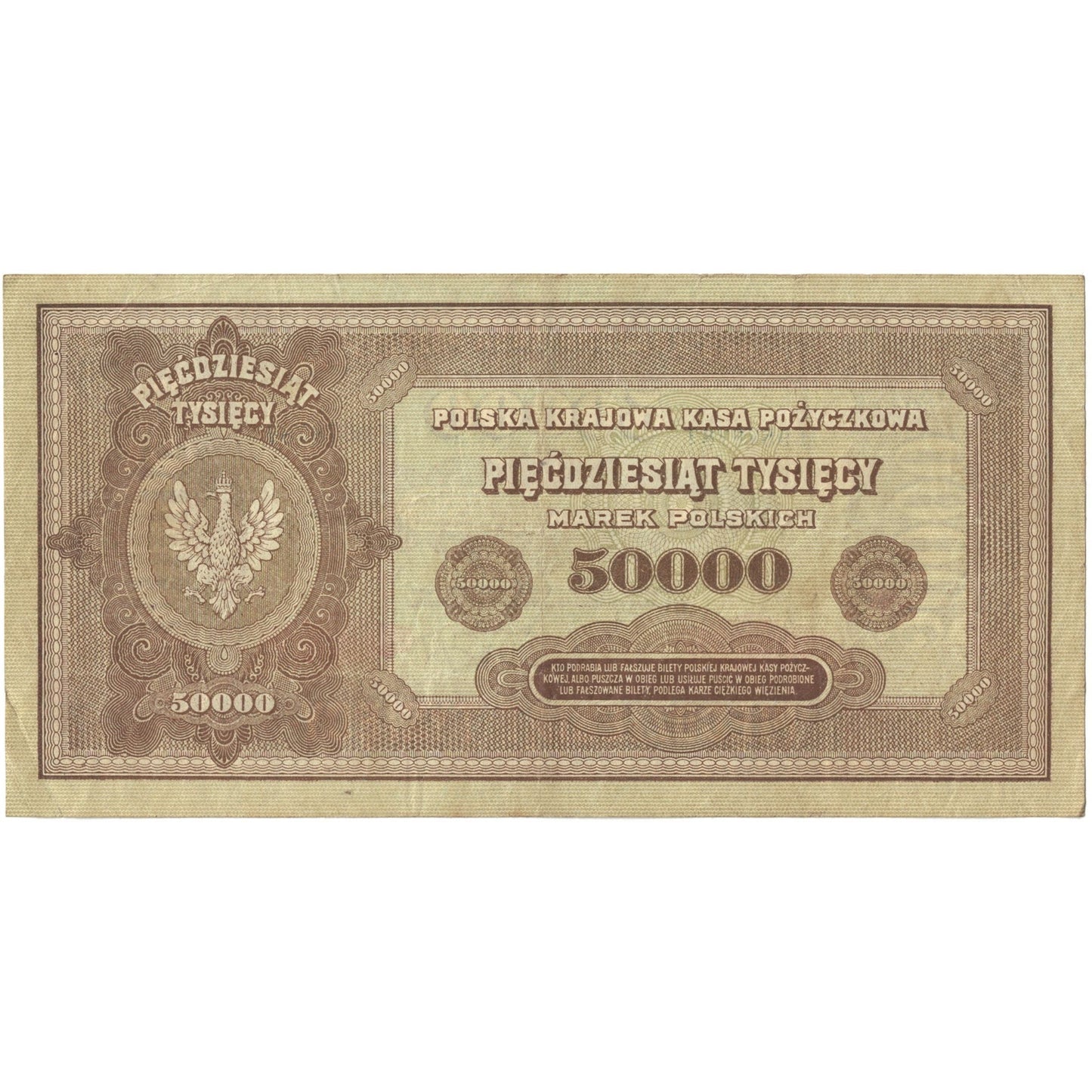 Banknot, 
  
  Polska, 
  
  50