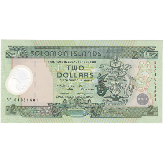 Wyspy Salomona, 
  
  2 dolary, 
  
  KM:23