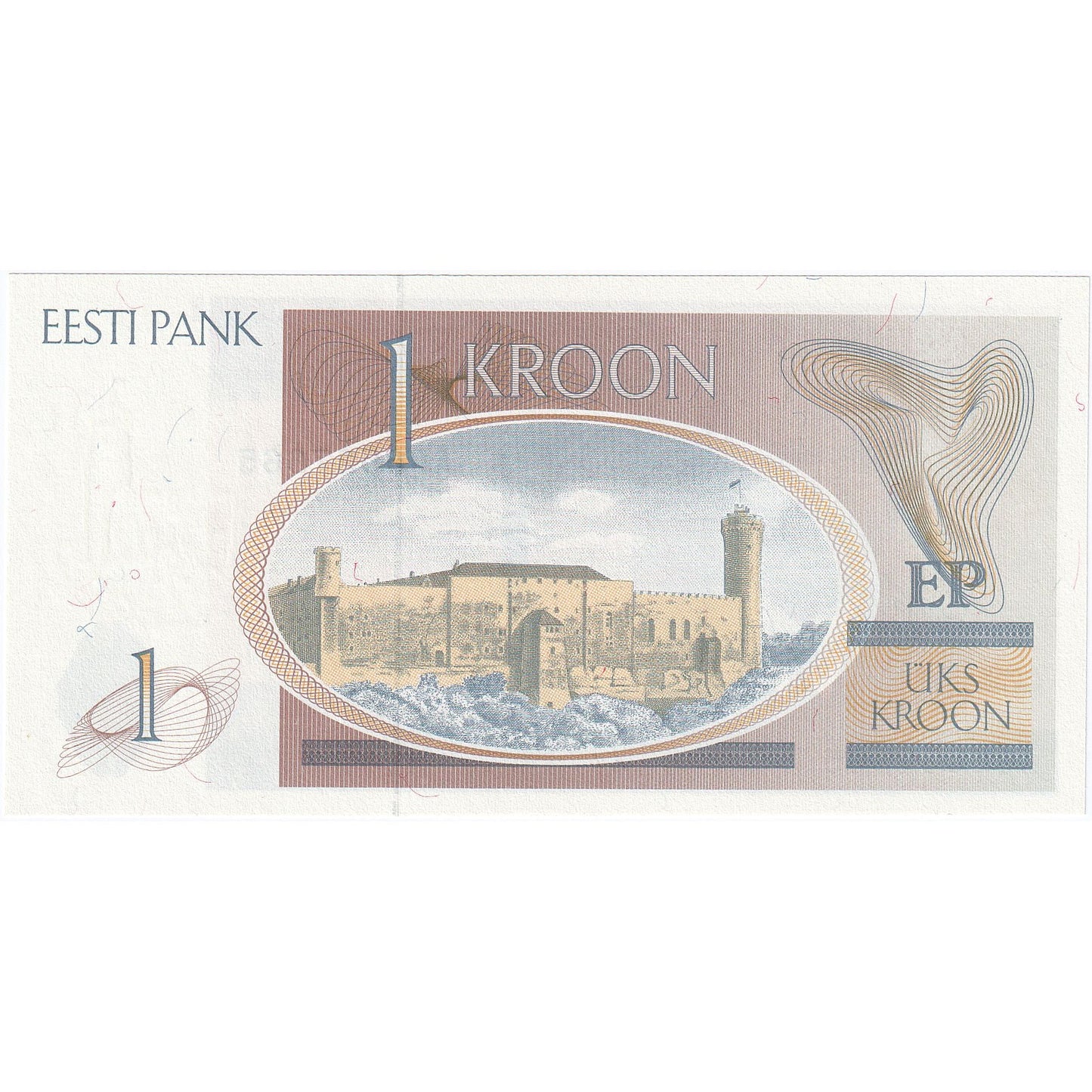 Estonia, 
  
  1 Korona, 
  
  1992