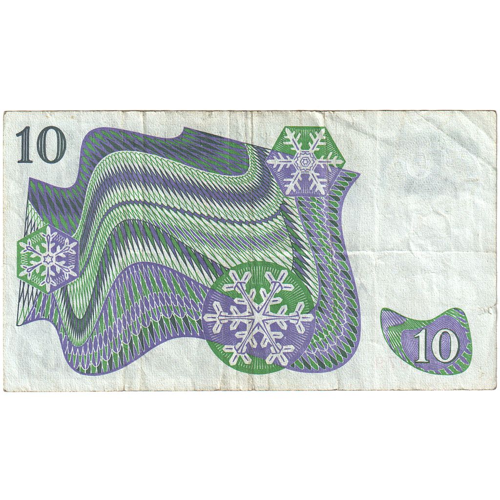 Szwecja, 
  
  10 koron, 
  
  1987