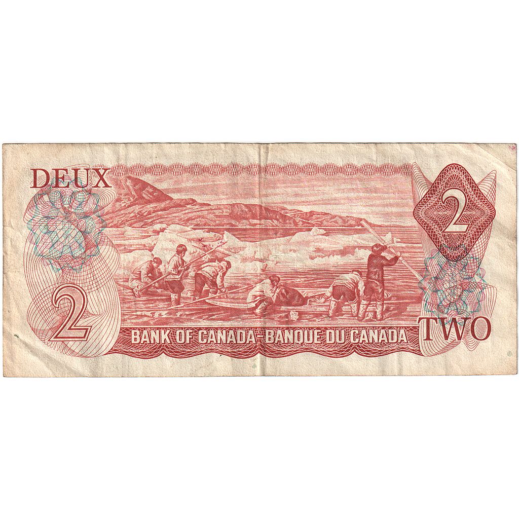 Kanada, 
  
  2 dolary, 
  
  1974