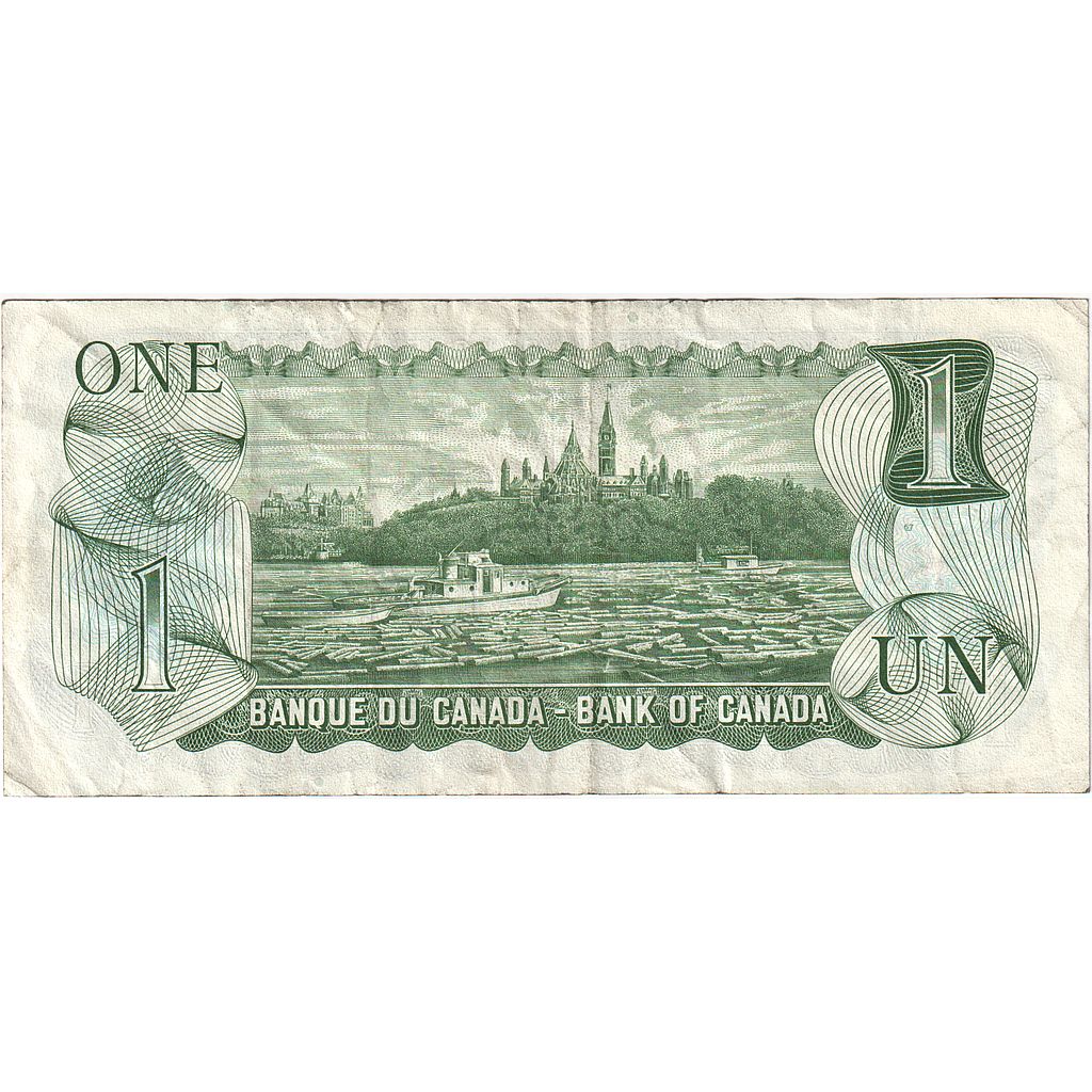 Kanada, 
  
  1 dolar, 
  
  1973