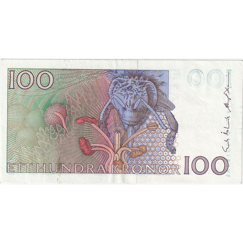 Szwecja, 
  
  100 koron, 
  
  2001