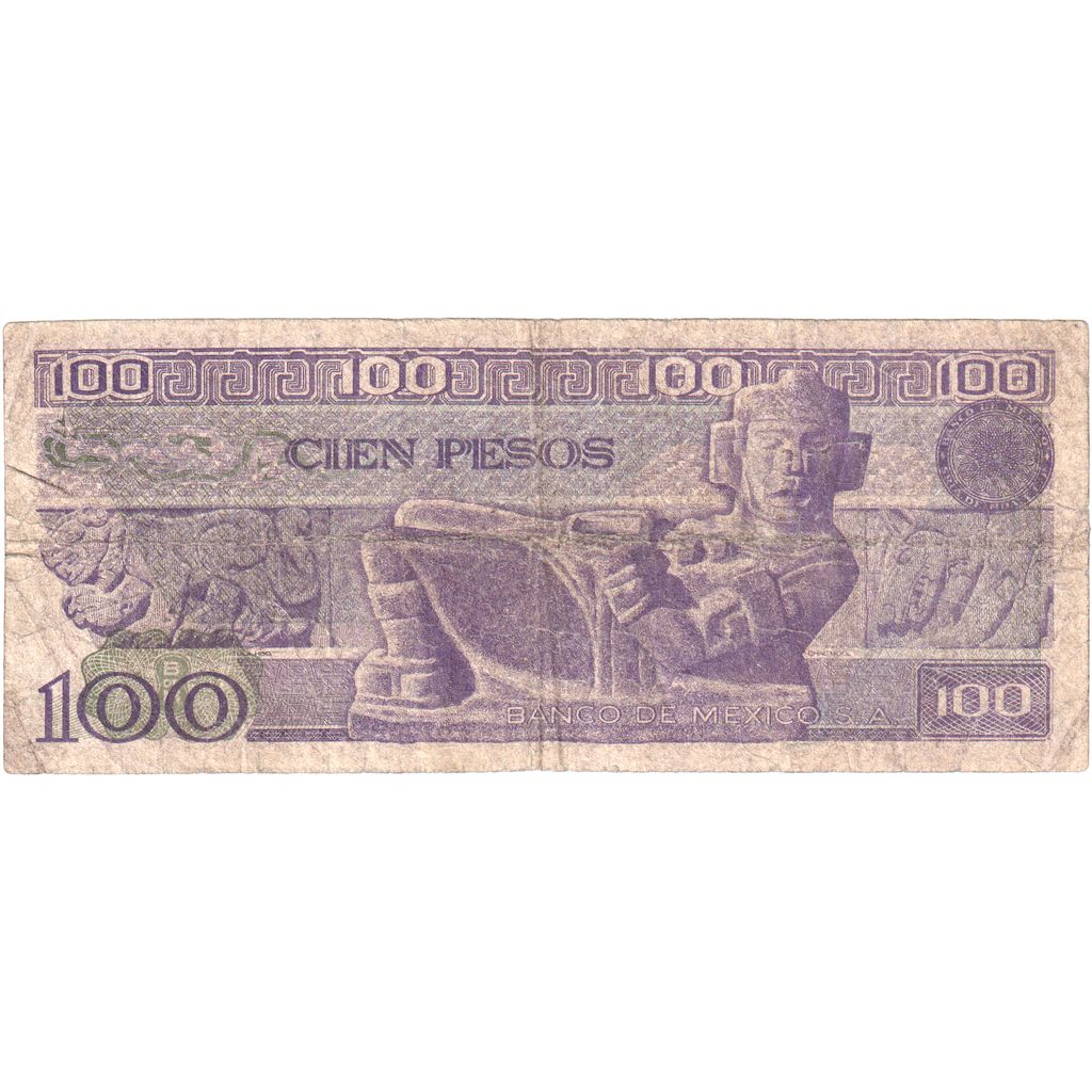 Meksyk, 
  
  100 peso, 
  
  27.01.1981