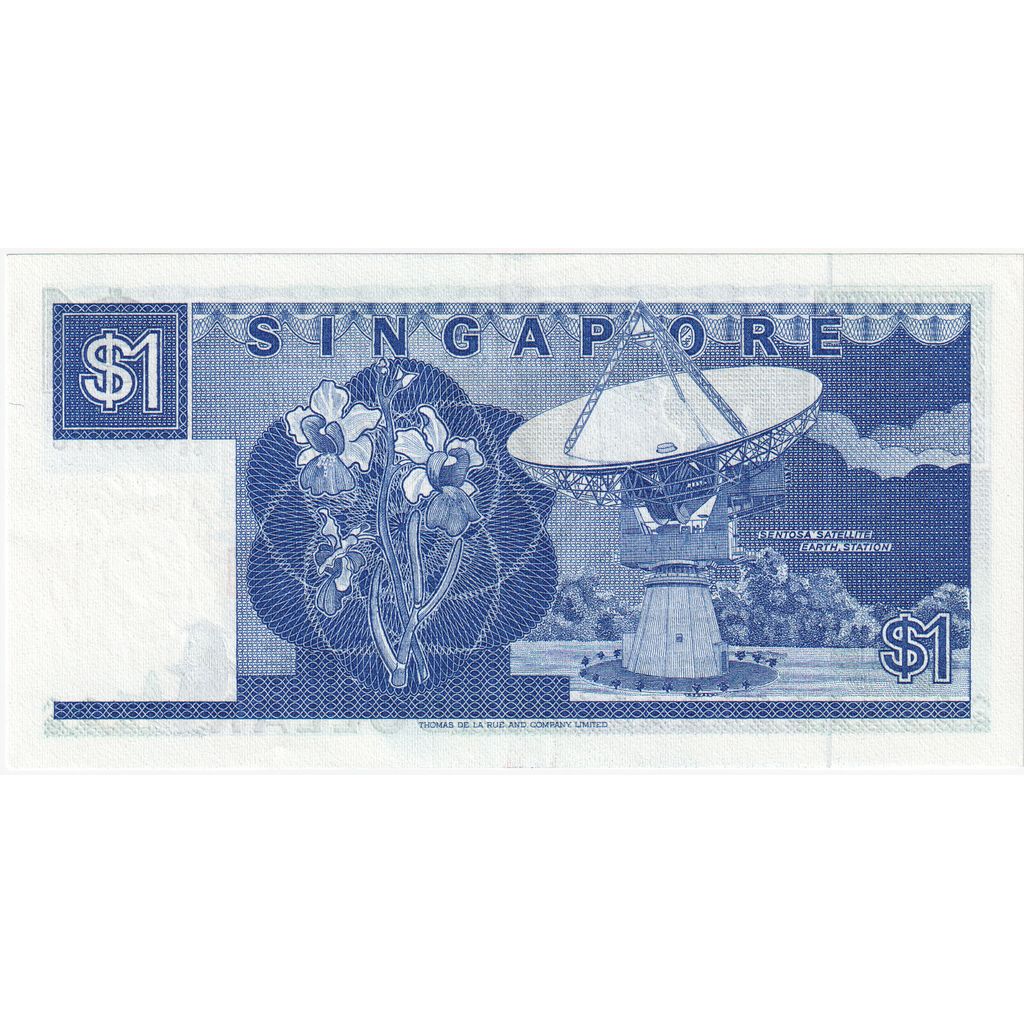 Singapur, 
  
  1 dolar, 
  
  Bez daty (1987)