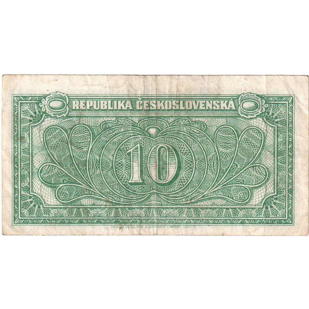 Czechosłowacja, 
  
  10 koron, 
  
  VG(8-10)