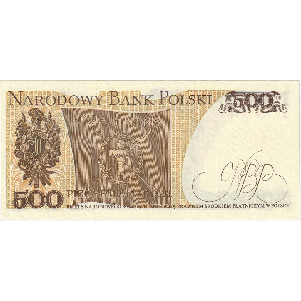 Polska, 
  
  500 złotych, 
  
  1982-06-01