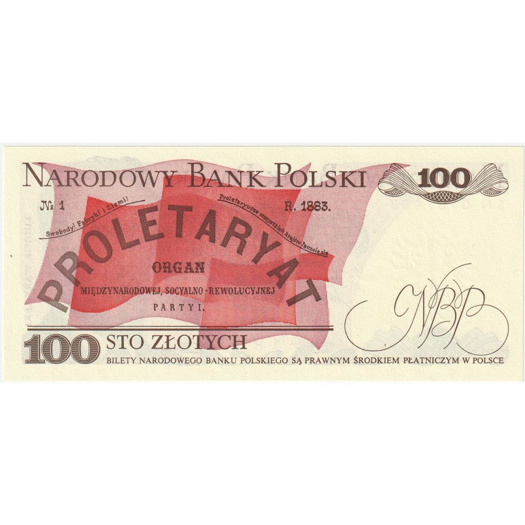 Polska, 
  
  100 złotych, 
  
  1986-06-01