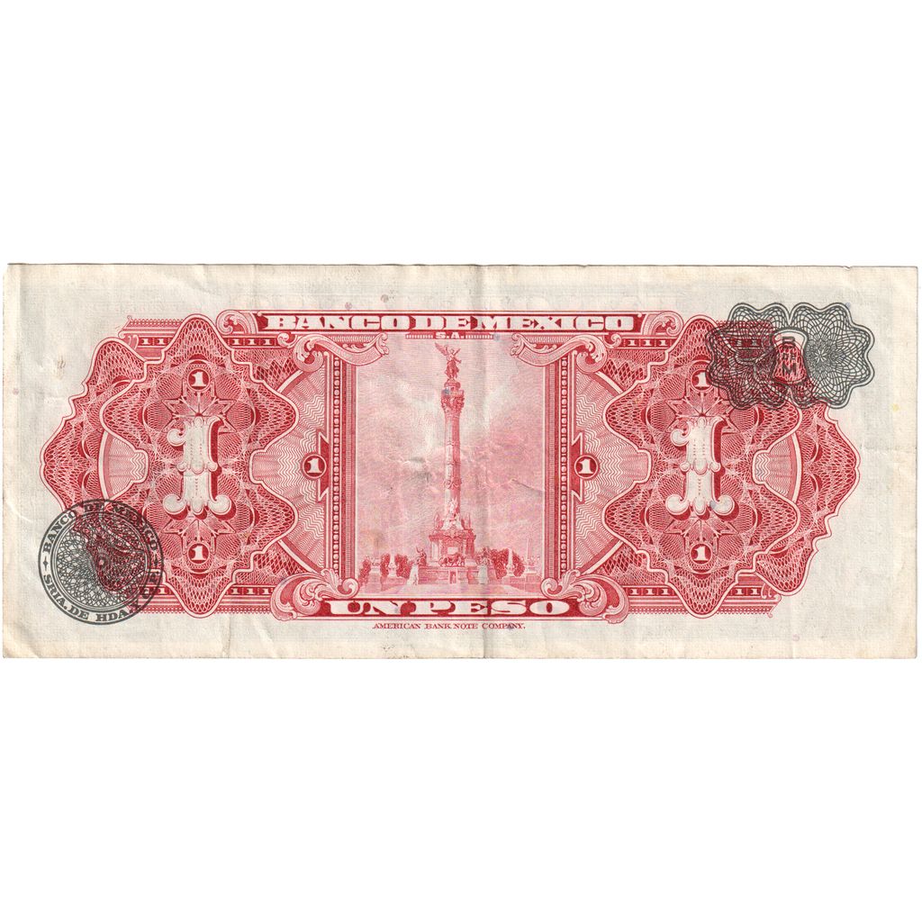 Meksyk, 
  
  1 peso, 
  
  27.08.1969