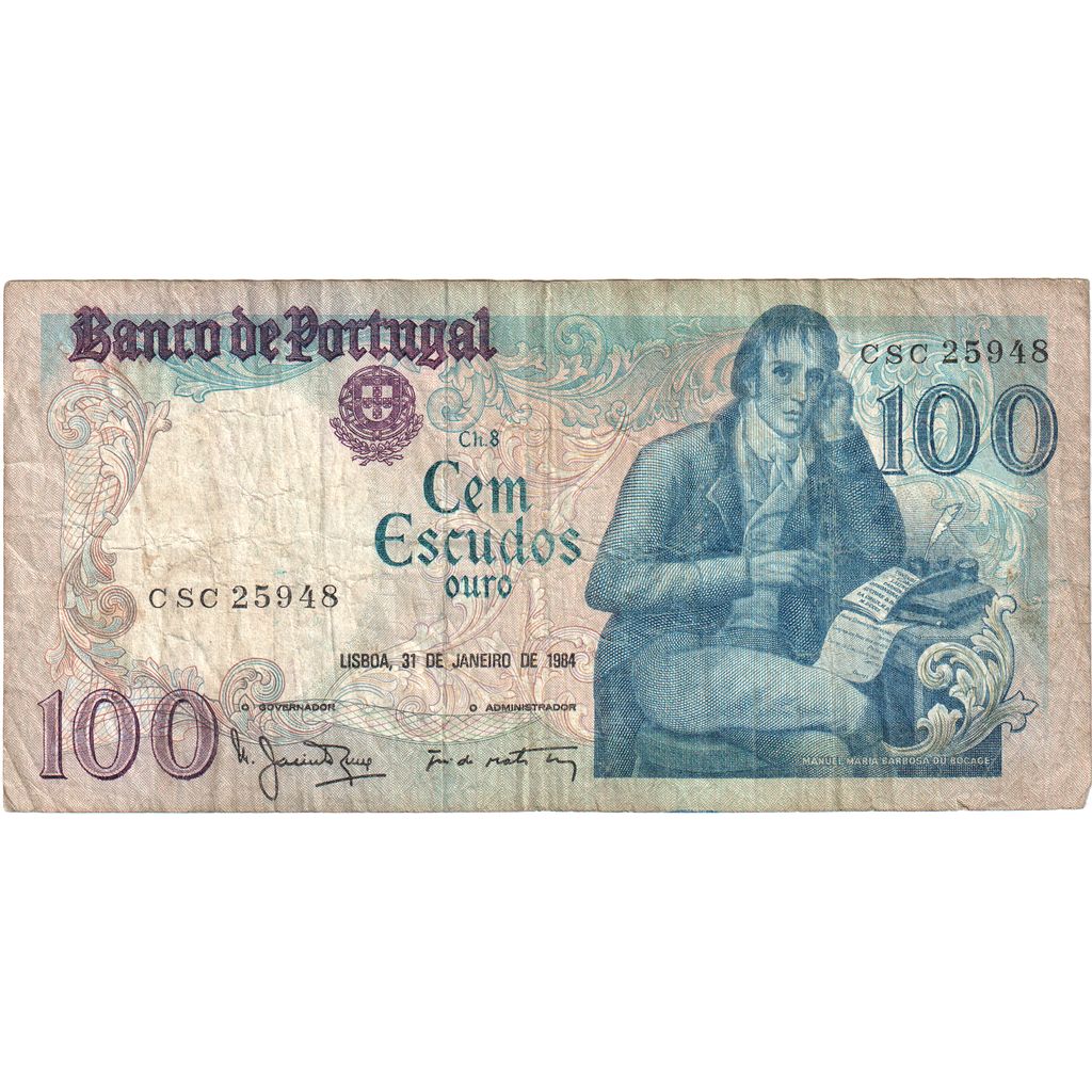 Portugalia, 
  
  100 Escudo, 
  
  31.01.1984