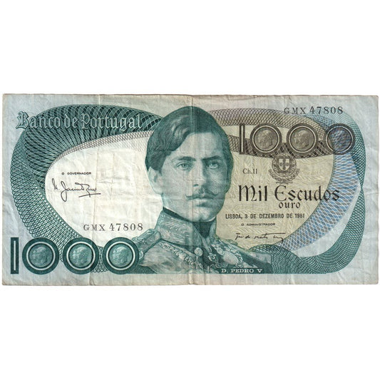 Portugalia, 
  
  1000 Escudo, 
  
  1981-12-03