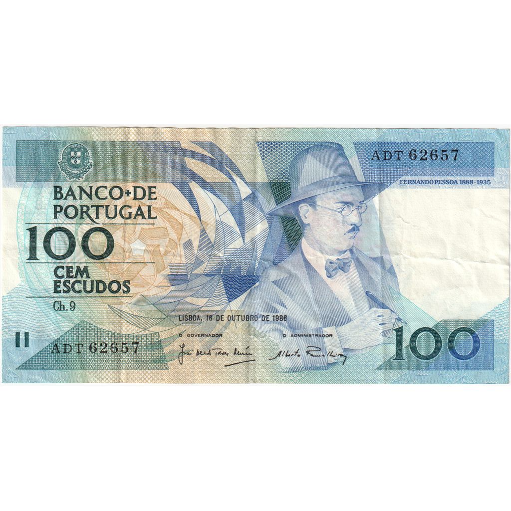 Portugalia, 
  
  100 Escudo, 
  
  1988-11-24