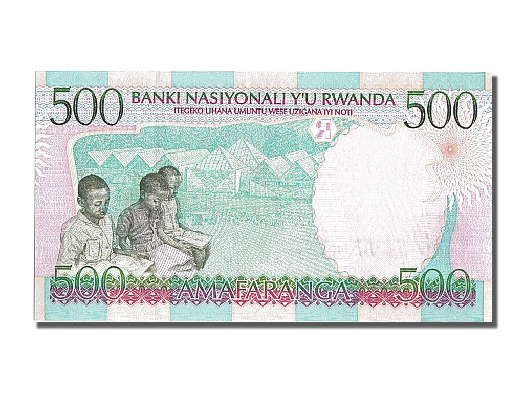 Banknot, 
  
  Rwanda, 
  
  500 franków