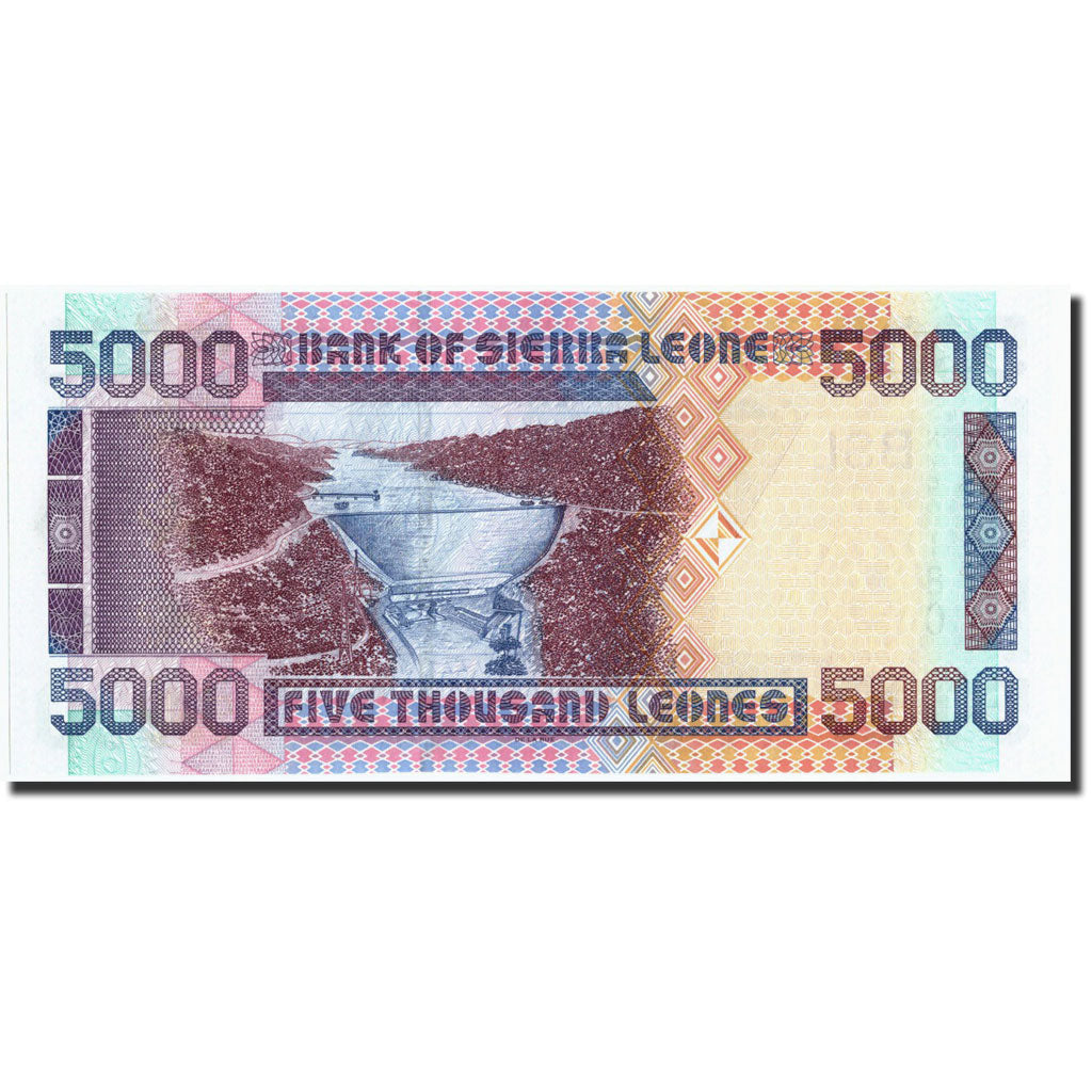 Banknot, 
  
  Sierra Leone, 
  
  5000 Leonów