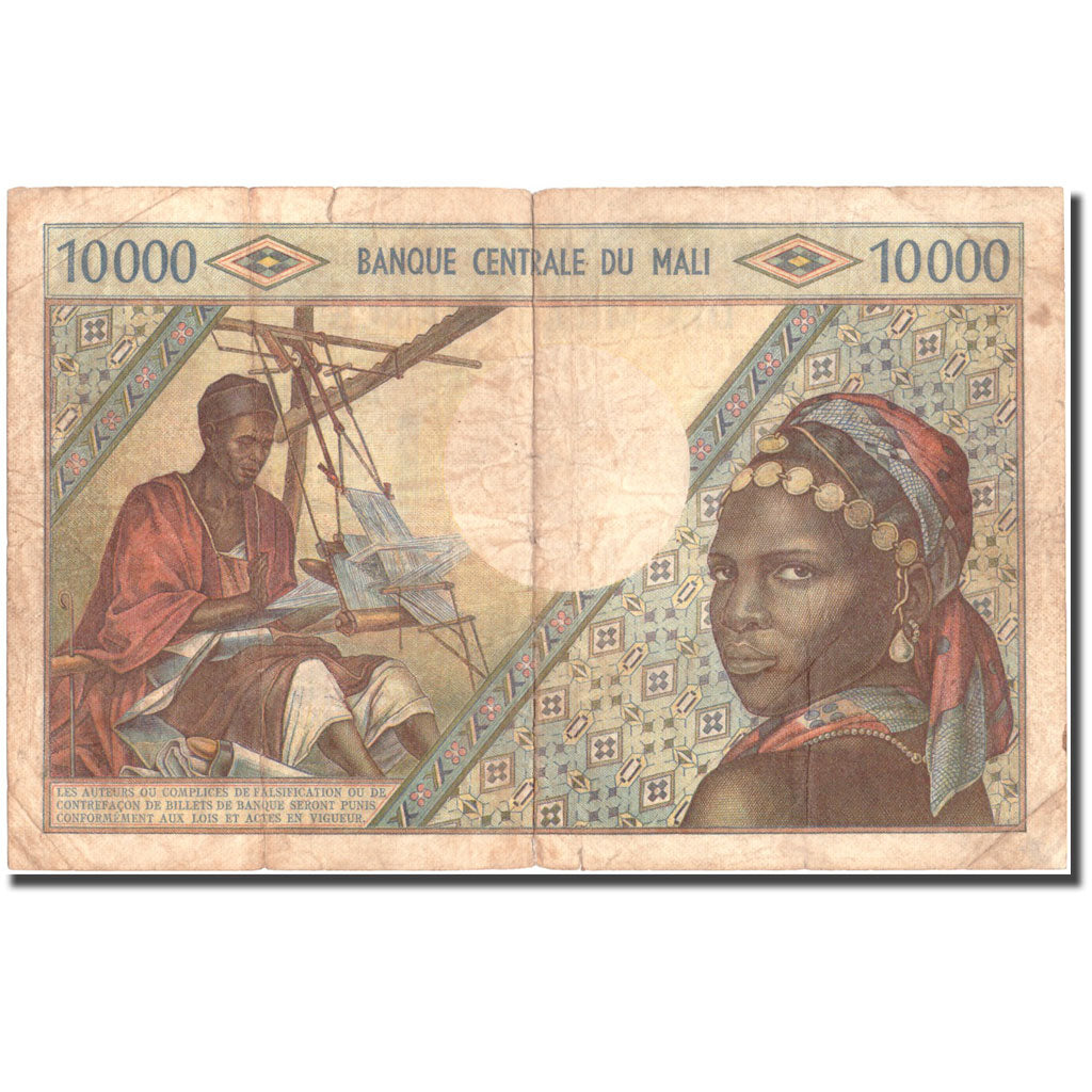 Banknot, 
  
  Mali, 
  
  10