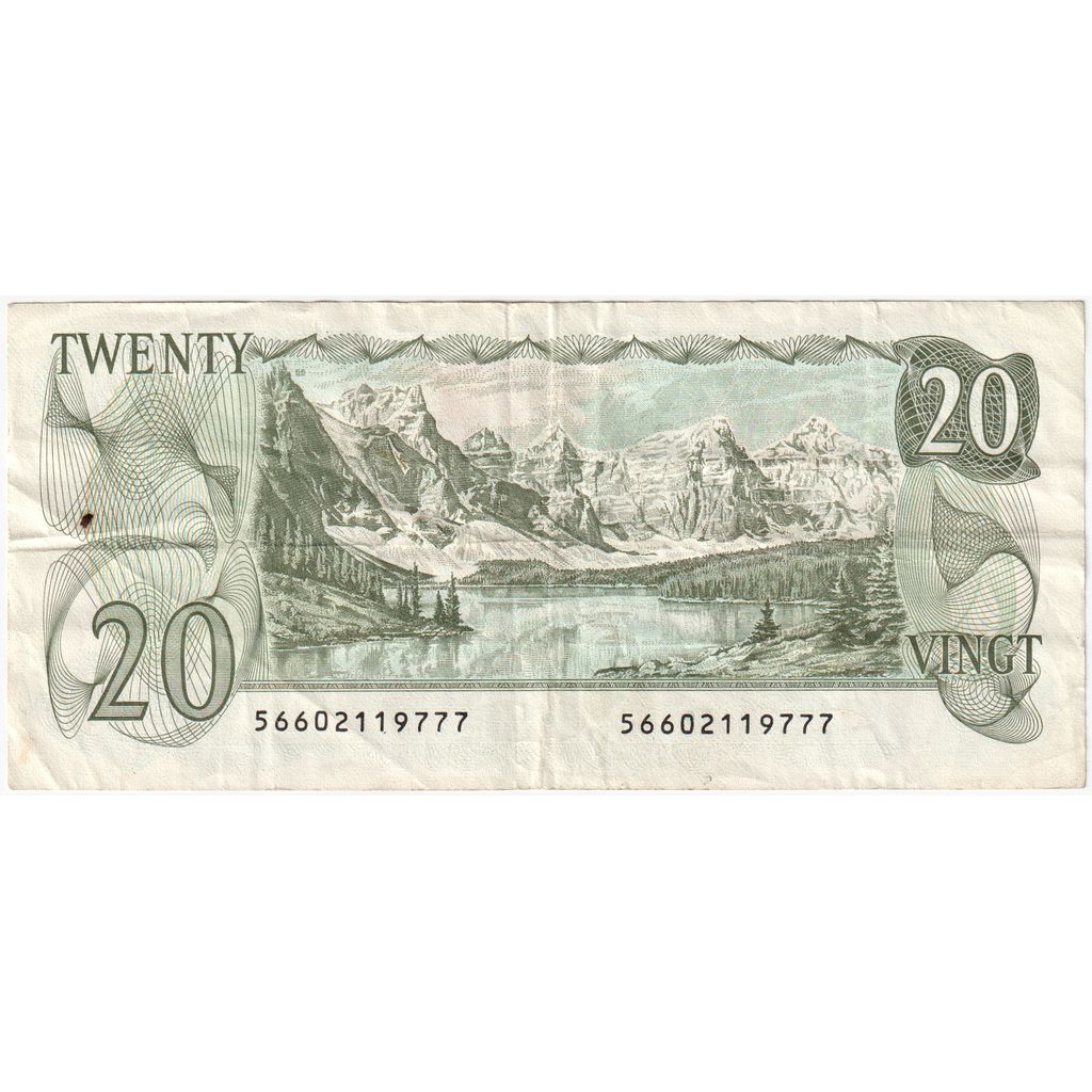 Kanada, 
  
  20 dolarów, 
  
  VF(20-25)