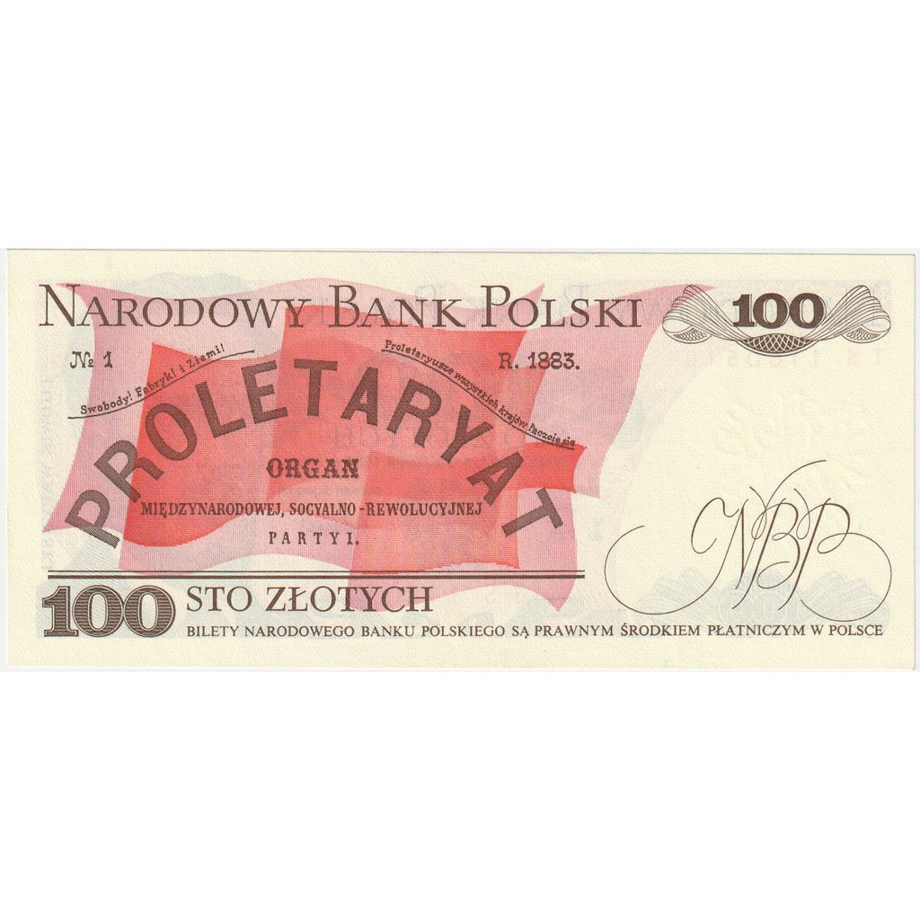 Polska, 
  
  100 złotych, 
  
  1988