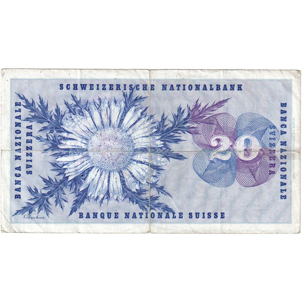 Szwajcaria, 
  
  20 Frankena, 
  
  1973-03-07