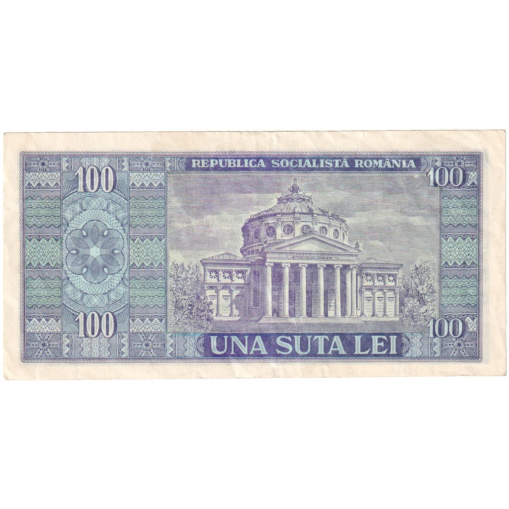 Rumunia, 
  
  100 Lei, 
  
  VF(30-35)