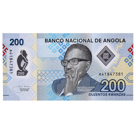 Banknot, 
  
  Angola, 
  
  200 Kwanz