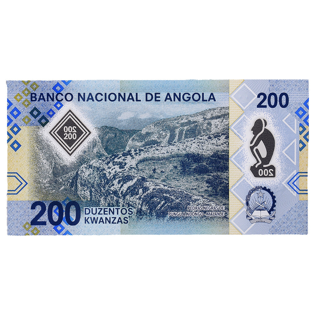 Banknot, 
  
  Angola, 
  
  200 Kwanz