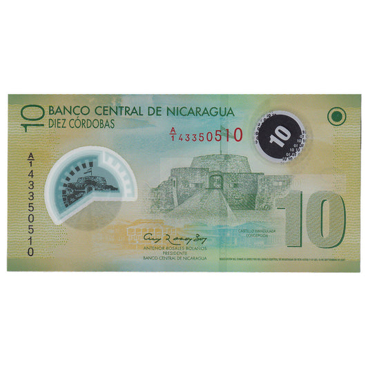 Banknot, 
  
  Nikaragua, 
  
  10 Kordoba