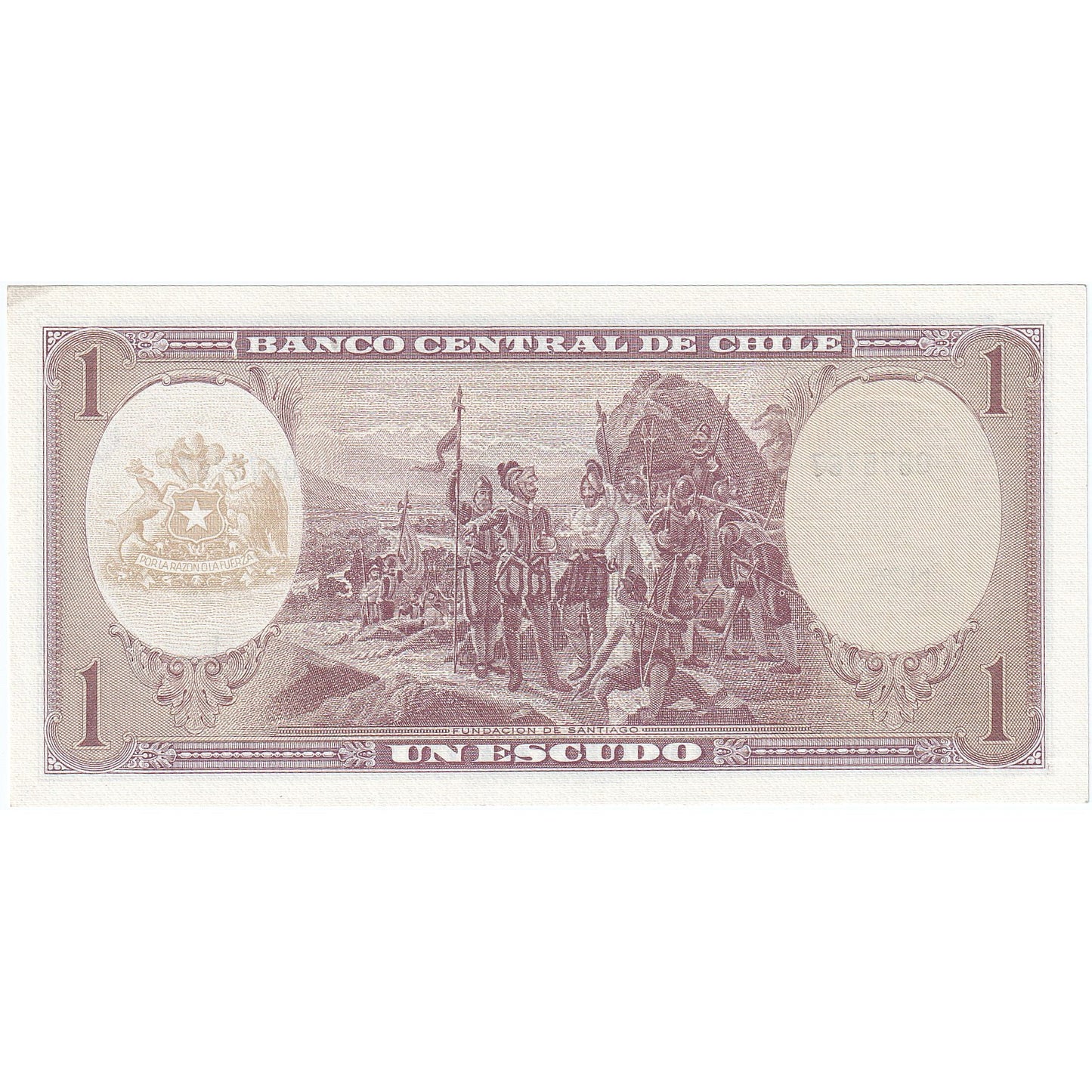 Chile, 
  
  1 escudo, 
  
  Bez daty (1964)