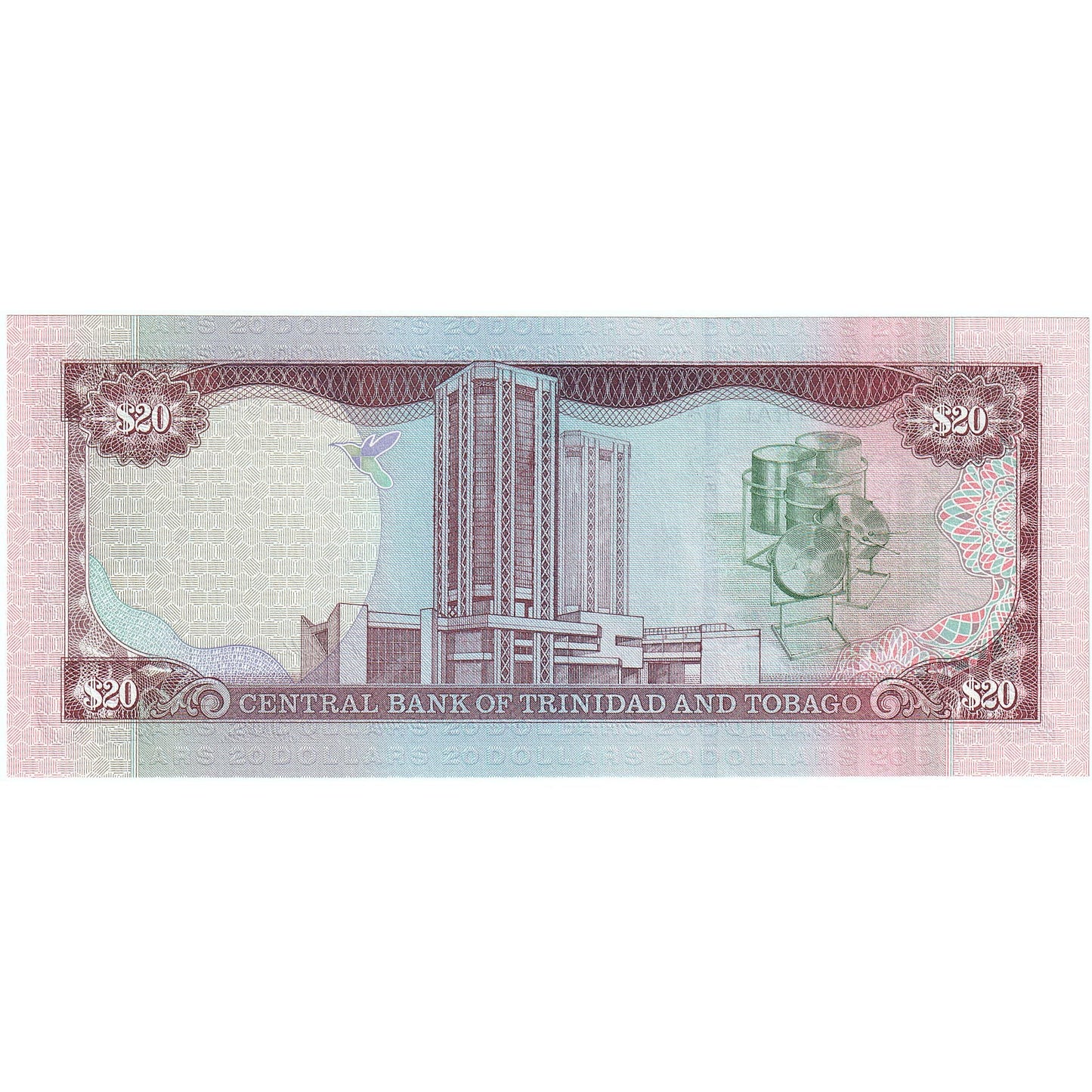 Trynidad i Tobago, 
  
  20 dolarów, 
  
  2002