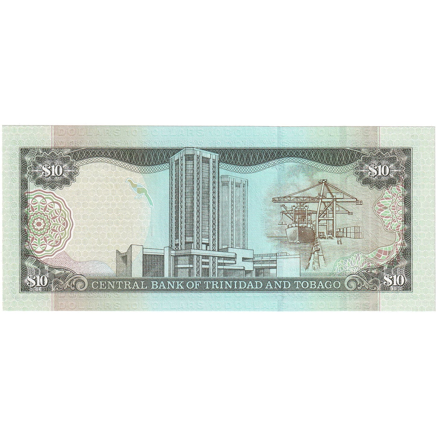 Trynidad i Tobago, 
  
  10 dolarów, 
  
  2002