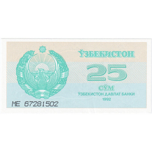 Uzbekistan, 
  
  25 Suma, 
  
  1992-1993